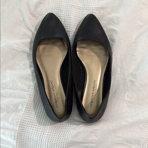 Christian Siriano Black Ballet Flats